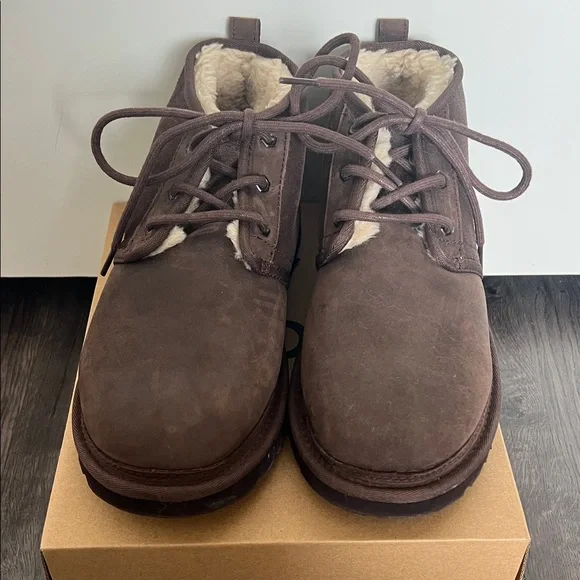NEW UGG Men's Chocolate Brown Chukka Boots - Picture 8 of 11